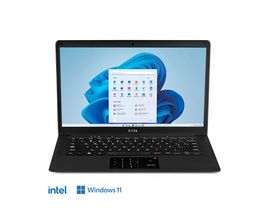 Notebook Ultra, com Windows 11 Home, Intel Celeron, 4GB RAM 500GB HDD, 14,1 Pol, HD + Tecla Netflix Preto - UB232
