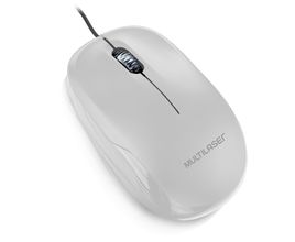 Mouse Classic Box Óptico USB 1200dpi Branco - MO294