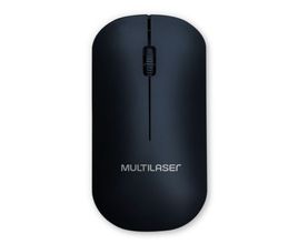 Mouse Sem Fio 2.4GHZ 1200DPI Usb Preto Multilaser - MO307