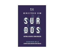 Livro Ministério Com Surdos A. D. Santos