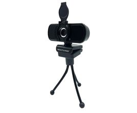 Webcam Full Hd 1080p 30Fps c/ Tripe Cancelamento de Ruído Microfone Conexão USB Preto - WC055