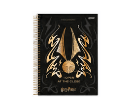Caderno Universitário Jandaia Harry Potter 96 Folhas Capa Dura 1x1 63599