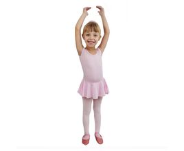 Collant Ballet Com Saia Ritmus Regata Aurora Infantil